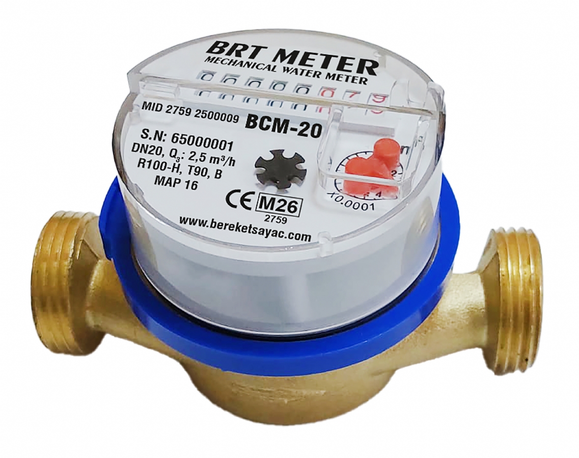 Brt Meter Mekanik Soğuk Su Sayacı